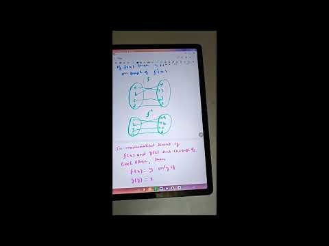 Inverse Function explained 12th Maths 