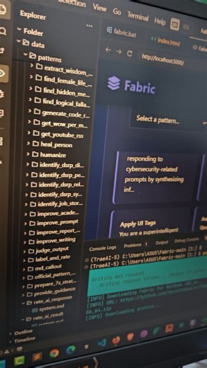 Fabric ai ✨ CLI to Web Ui Transformation #danielmiessler #fabric #ai