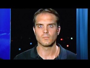 CNN Reporters Eyes Morph During Live Broadcast