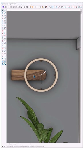 Time meets design. This modern wall clock was shaped with subtle bevels to avoid hard edges and achieve a soft, realistic finish. 👇 Like modern interior elements? Save this and comment “clock” for a quick breakdown! Used plugin: Bevel @topfans Nice Tower Pro #SketchUpModel #NiceTower #ModernInterior #ProductModeling #3DDesign | Nice Tower Pro