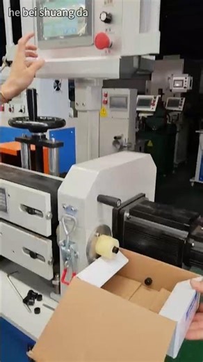 PLC fully automatic cutting machine demo#PLC cutting machine #automatic #factory