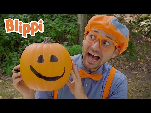 Blippi Visits Pumpkin Playground | Learn Emotions With Blippi | Halloween Videos For Kids