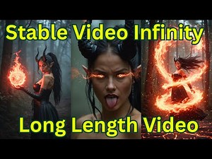 Stable Video Infinity For Wan 2.1 ComfyUI - A New LoRA Built For Long Length Video!