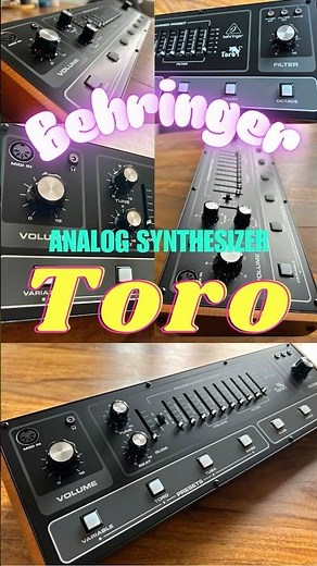 Behringer Toro - funky sound demo #behringer #synthfunk #analogsynthesizer