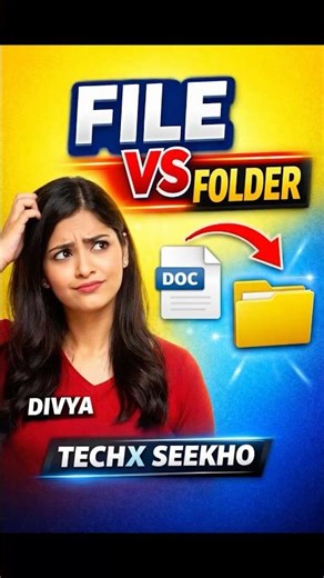 Difference Between File and Folder | Quick Computer Basics Lesson