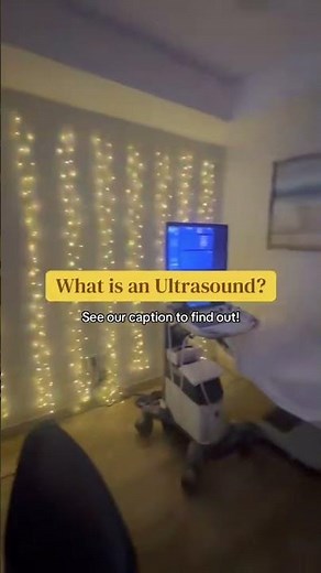 An Ultrasound uses sound waves and a computer to create images...