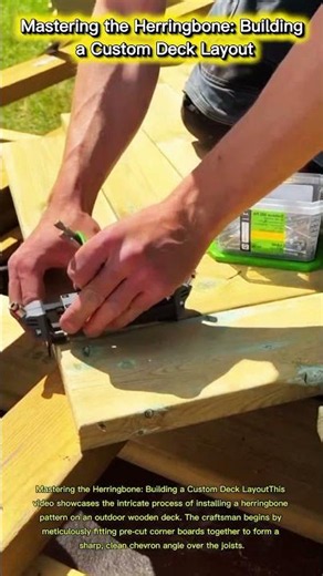 Mastering the Herringbone: Building a Custom Deck Layout