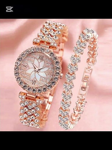 Elegant Women’s Watch & Bracelet Set | Luxury Ladies Watch Collection