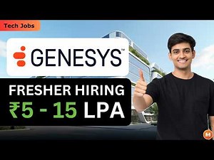 Genesys Hiring Android Developer 🔥 Java Developer jobs | 2024 - 2025