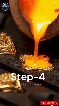 Gold Jewelry Factory – From Raw Ore to $5000 Luxury Rings | AI Video #Shorts