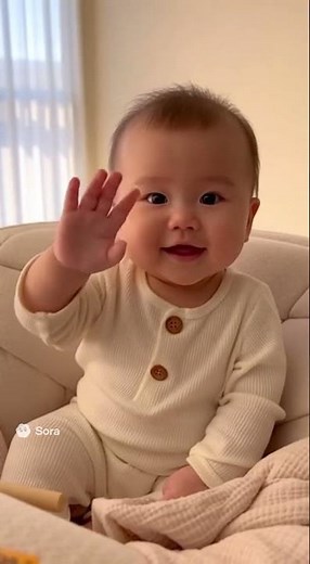 출산전후 아기의 손흔들기