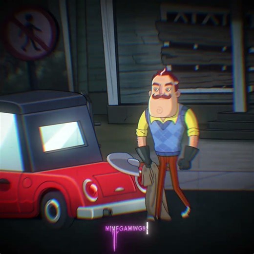 Neighbor EYE is Enough SIGNAL 🔥 HELLO NEIGHBOR ANIMATED SERIES ☠️ - KAMALI (SUPER SLOWED)