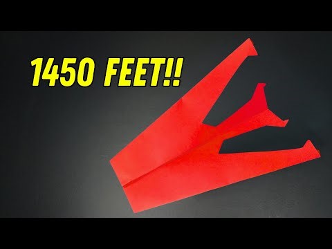 Cómo hacer un avión de papel que vuele alto hasta 1450 pies