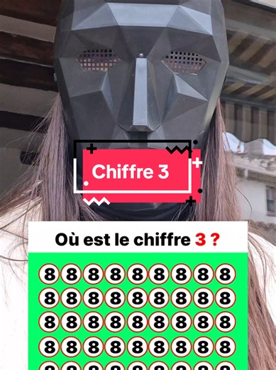 où est le chiffre 3 ? #cassetete #enigmes #enigmevisuelle