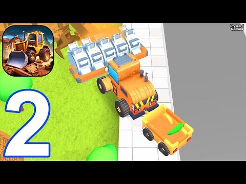 Dozer Race - Gameplay Part 2 Demolish Buildings & Race With Excavator All Levels (iOS, Android)