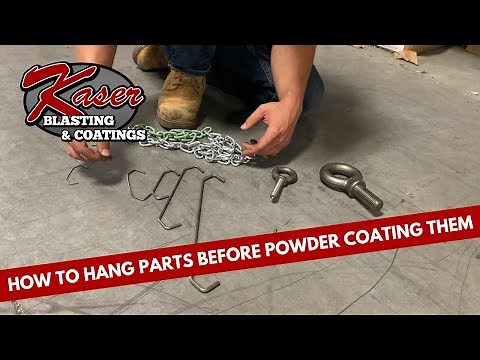 Hooks, Chains, and Eye Bolts: How to Hang Parts Before Powder Coating Them