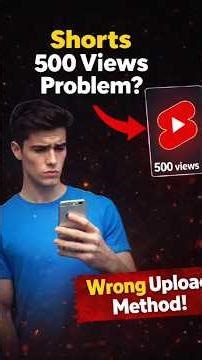 “Why Your Shorts Get Only 500 Views? Fix This Now!” #growth #youtubeshorts