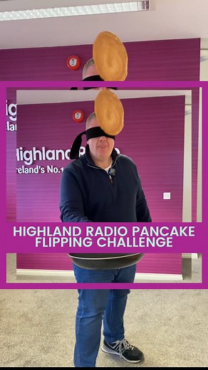 This Highland Radio Pancake Flipping Challenge🍳 Happy Pancake Tuesday everyone!🥞 #pancaketuesday #challenge #highlandradio | Highland Radio