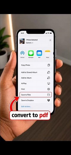 Need to convert a document to a PDF on your iPhone?