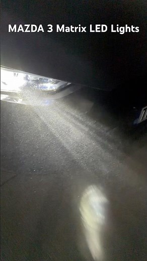 Mazda 3 Matrix LED lights #mazda3 #mazdaspeed