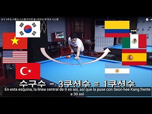 3 TRUCOS para aprender 🚀 Billar Tres Bandas en [ESPAÑOL] con 🔴 [COREANOS]