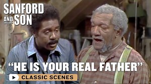 Aunt Esther (LaWanda Page) loses her temper after Big Money Grip (Sonny Jim Gaines) insists he’s Lamont's (Demond Wilson) father. How will Lamont take the news? From Season 3 Episode 14, ''Mama's Baby, Papa's Maybe''. Fred's feathers get ruffled when an old friend from St. Louis comes to town claiming to be Lamont's actual father. Stream all seasons now on Peacock: https://bit.ly/WatchSanfordAndSonPeacock Stream Now on Prime Video: https://amzn.to/3SgSpMO Subscribe to the Sanford and Son channel