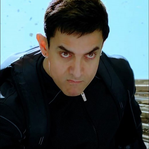 DHOOM 3 Most Insane Bike Escape Scene 😱💥 | Aamir Khan Epic Chase #Shorts**