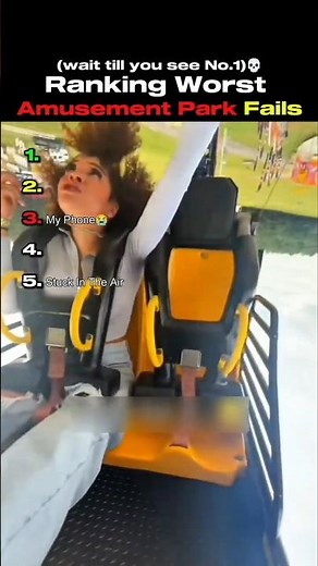 Ranking The Worst Amusement Park Fail #usa
