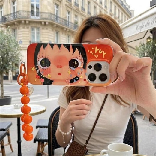 Anime iPhone Case, Kawaii Cute Cartoon Phone Case, Colorful Aesthetic Character Phone Cover - Etsy