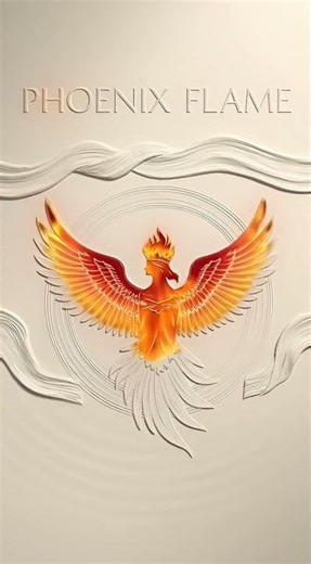 Phoenix Flame Princess in Ruby, Ember & Molten Gold Rise 🔥🕊️ | 3D Seal Reveal