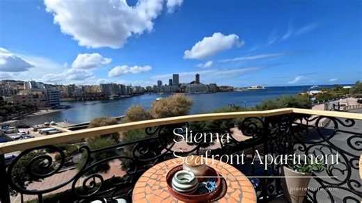 EXCLUSIVE LISTING #Sliema Step into luxury with this fully furnished 2-bedroom designer apartment, set within one of Sliema’s most iconic historic seafront buildings, perfectly positioned on the sunny side. From the elegant entrance hall, the apartment opens into a bright open-plan kitchen, living, and dining area leading onto a balcony boasting stunning views of the city, sea, and bay 🌊🏙️ Both double bedrooms are generously sized, with the main featuring a luxurious en-suite and walk-in wardr