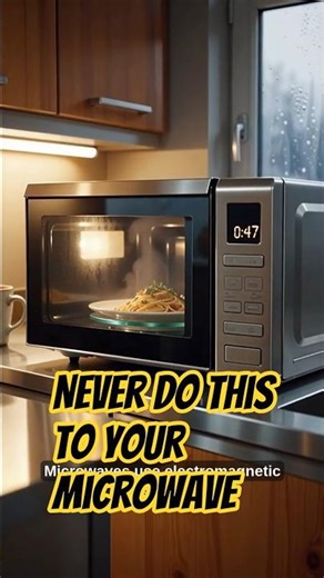 Big Mistake: Metal in Microwave = Sparks ⚡ #shortvideo #ytshorts #microwave