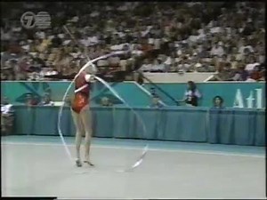 Today's throw🔙 honours Ekaterina Serebrianskaya 🇺🇦 who #OnThisDay won the 1996 Olympic👑! #tbt #rhythmic #gymnastics Ukrainian Rhythmic Gymnastics Federation | European Gymnastics