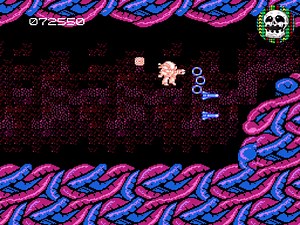 Abadox for the Nintendo Entertainment Syste, (NES) is known for its challenging difficulty level, creative enemy designs, and the unique concept of having the entire game set inside a massive creature. Players must navigate through different biological environments, facing off against grotesque enemies and formidable bosses. #videogames #retrogaming #gaming #nintendo #retro #classic #gameplay #gamingcommunity #gamingvideos #nostalgia | Kamikaizo