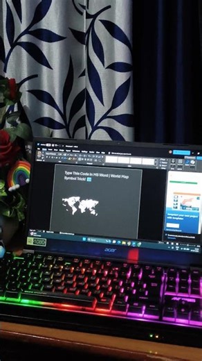 How To Type This Code in MS Word | World Map Symbol Trick! MiniMagic_Official