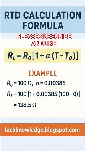 RTD Calculation Explained with Example | Electrical Engineering Tutorial