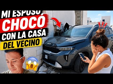 My HUSBAND CRASHED the CAR into the NEIGHBOR'S HOUSE!! | I DIDN'T EXPECT this!!