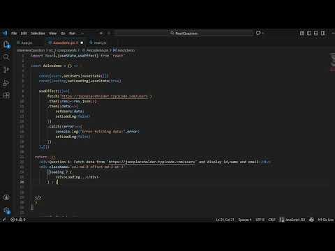 Display data in table using react js