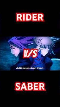 Rider vs Saber ⚔️ | Fate Series Power Clash 🔥 #shorts #anime