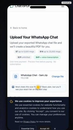 How to Open an Exported WhatsApp Chat #shorts