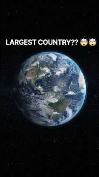🌍 The 10 Largest Countries in the World! 🤯 How BIG is number one? 🇷🇺 #countries