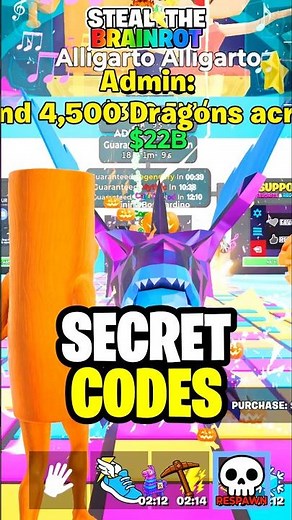 NEW *SECRET* CODES in Fortnite STEAL THE BRAINROT! (ADMIN ABUSE)