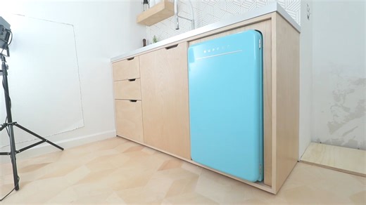 I built a mini kitchen… my wife said that’s it?