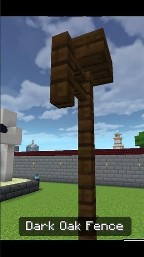 How to make lampposts for minecraft