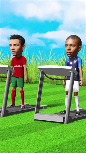 Messi And Ronaldo Mbappé Funny Moments #animation #cartoon #fyp #viral #foryoupage