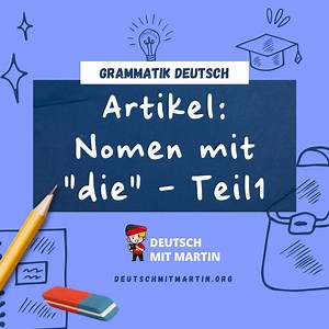 𝐆𝐫𝐚𝐦𝐦𝐚𝐭𝐢𝐤 / 𝐀𝐫𝐭𝐢𝐤𝐞𝐥: 𝐍𝐨𝐦𝐞𝐧 𝐦𝐢𝐭 𝐝𝐢𝐞 (𝐟𝐞𝐦𝐢𝐧𝐢𝐧) - 𝐓𝐞𝐢𝐥 𝟏 der, die, das????? In den nächsten Wochen gebe ich euch einige Tipps zu den Artikeln. Dieses Video ist der erste Teil. Ich wünsche euch viel Erfolg beim Lernen! Martin #deutschlernen #deutschkurs #learngerman #hoctiengduc | Deutsch mit Martin