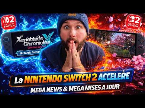 La NINTENDO SWITCH 2 ACCELERE 😱 MEGA NEWS & MEGA MISES A JOUR 🔥