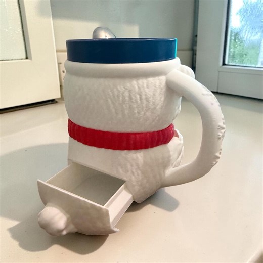 Polar Bear Ice Cream Pint Holder With Drawer and Spoon Holder - Etsy