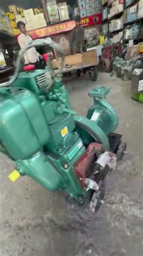 KIRLOSKAR ENGINE PUMPING SET WITH SELF START #engine #pump