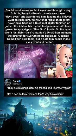 #Shorts, #XMen, #MarvelComics, #Gambit, #ThiefLife, #ComicBookLore, #CharacterOrigins | Thunder boi